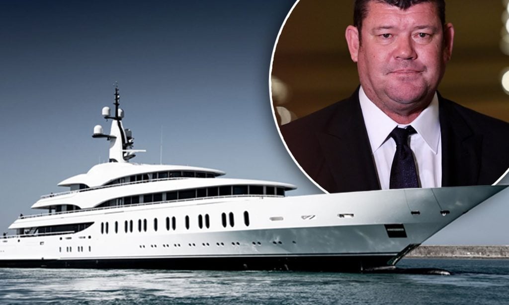 James Packer Selling $283 Million Mega-Yacht as Crown Hits Headwinds