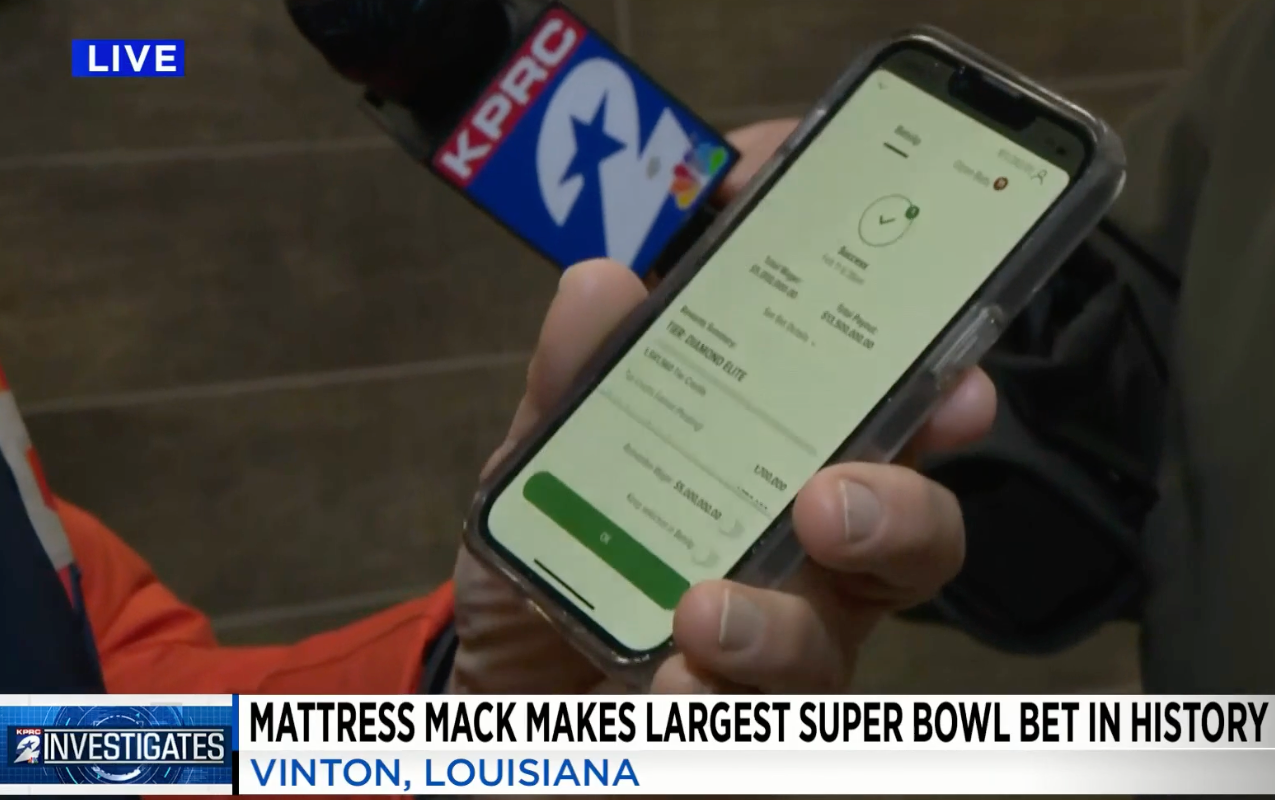 Mattress Mack Bets 5M More on Bengals, Drake Puts Bitcoin on Rams