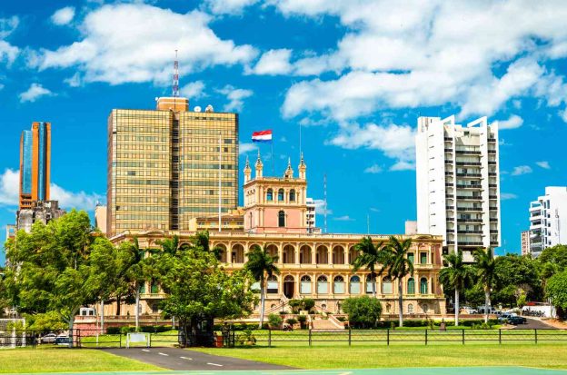 Lopez Palace In Asuncion, Paraguay