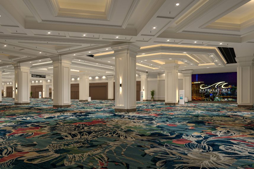 Mandalay Bay Convention Center Undergoing 100M Renovation   MBCCPreFunction2 Rendering Oct2022 858x572 