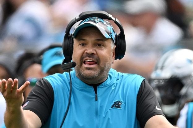 Carolina Panthers head coach Matt Rhule next first fired Frank Reich Nathaniel Hackett NFL