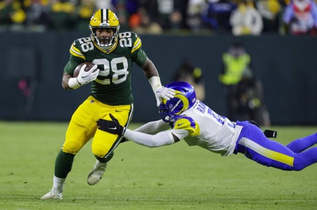 Green Bay Packers running back A.J. Dillon