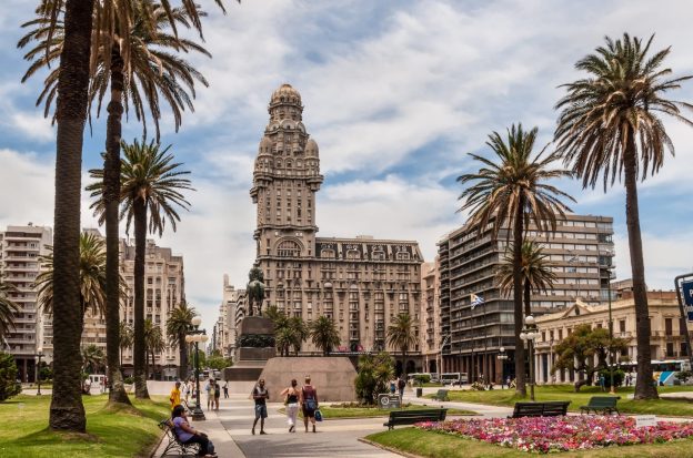 Independence Plaza in Uruguay