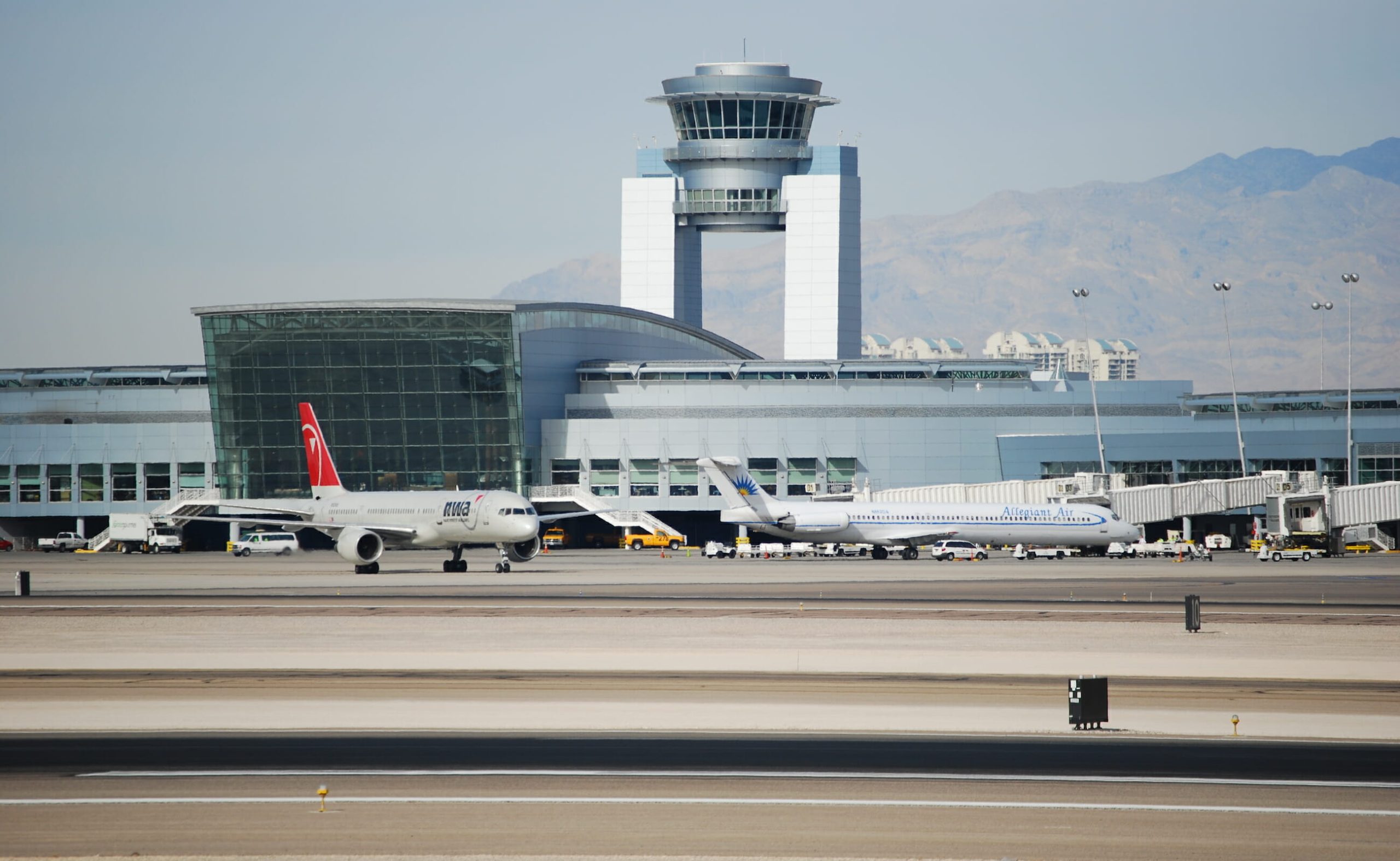 Harry Reid Airport Sees Numerous Canceled Delayed Flights   Airport Scaled 