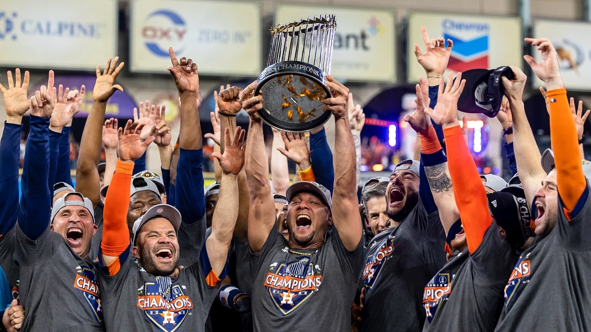 Houston Astros seek to become MLB's first repeat champ in 23 years
