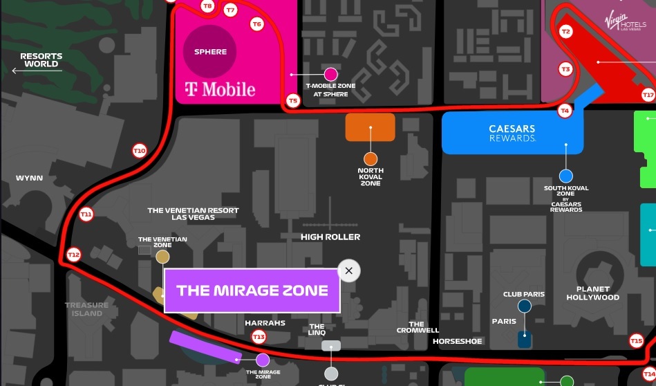 Mirage Zone Tickets Now On Sale for F1 Las Vegas Grand Prix - Casino.org