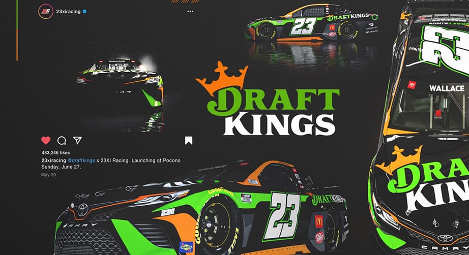 DraftKings Network in NASCAR sponsorship debut, EGR North America