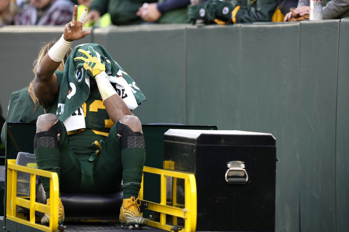 Packers RB Aaron Jones (Knee Injury) to Miss Thanksgiving