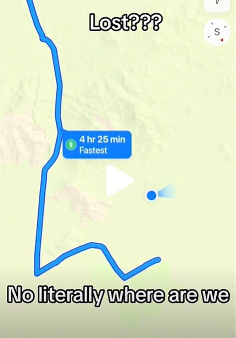 Google Maps Routes Cars from Las Vegas into Desert Trap - Casino.org