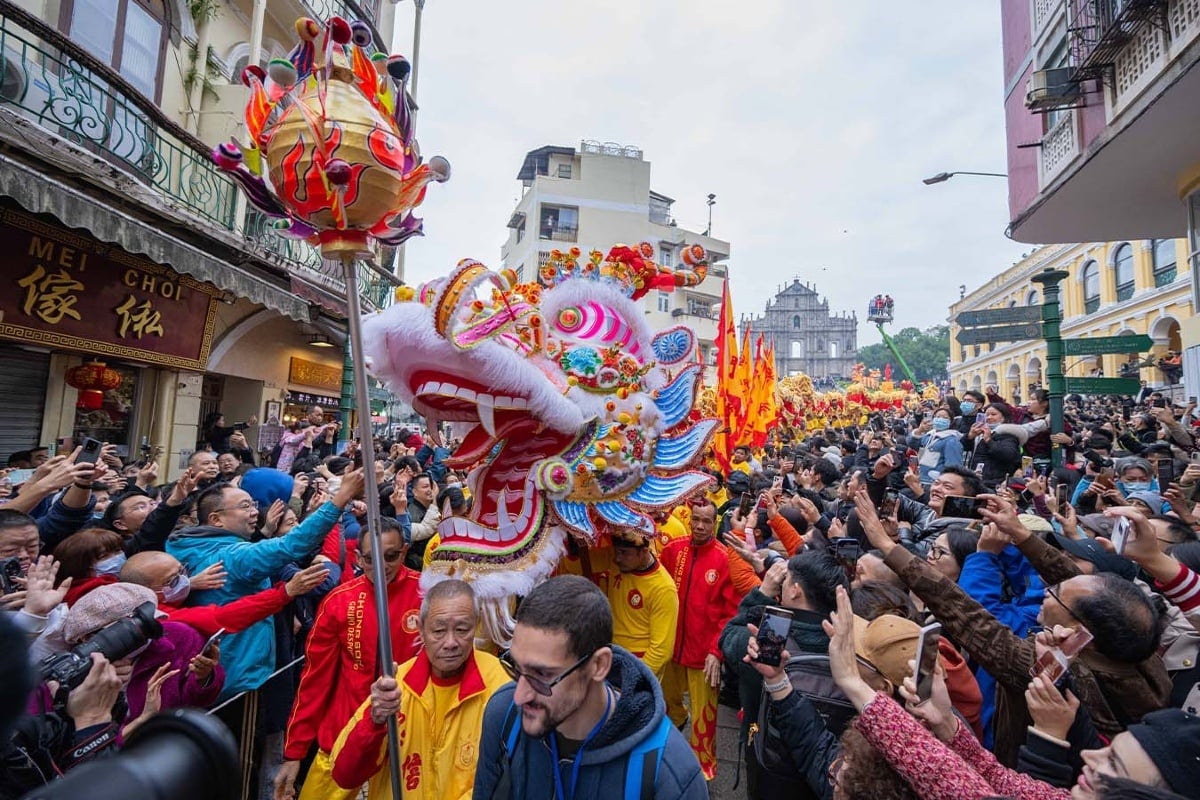 Macau Lures 1.35M Tourists During Eight-Day Chinese New Year