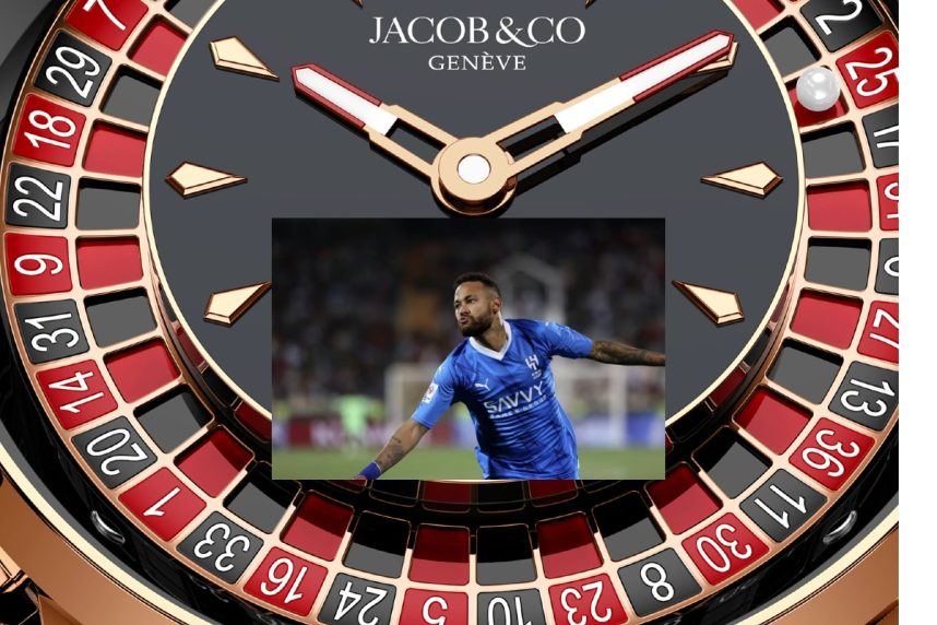 Neymar watch Jacob & Co. roulette