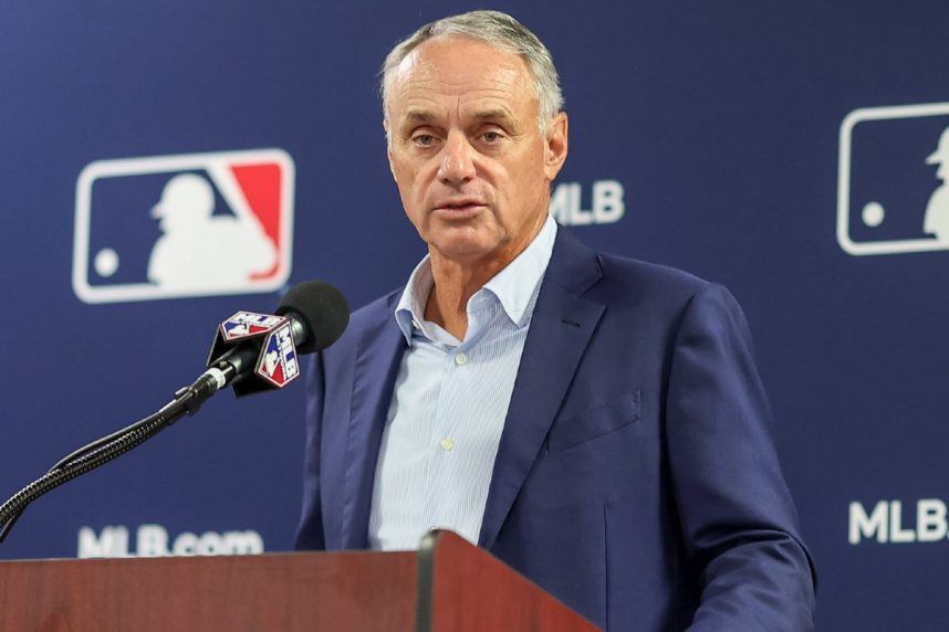 MLB Rob Manfred sports betting baseball