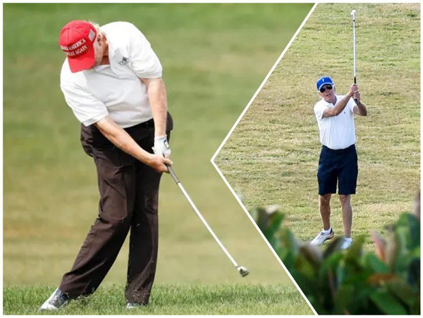 Donald Trump Joe Biden golf match odds