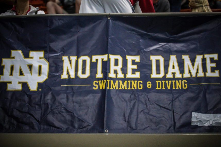 Notre Dame men's swimming sports betting