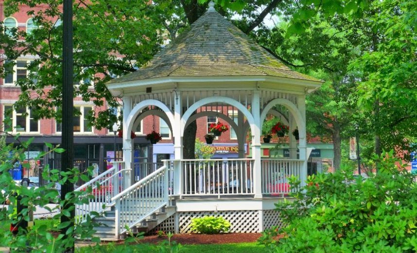 Keene, N.H., downtown gazebo