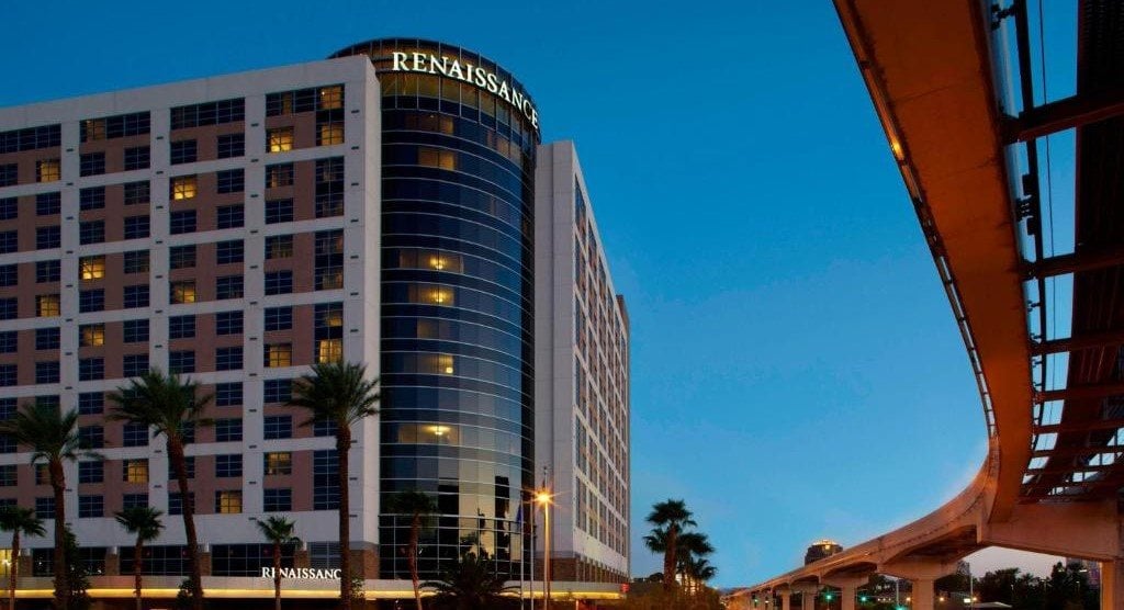 Roof of the Renaissance Hotel catches fire