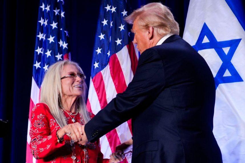 Donald Trump Miriam Adelson Jewish vote