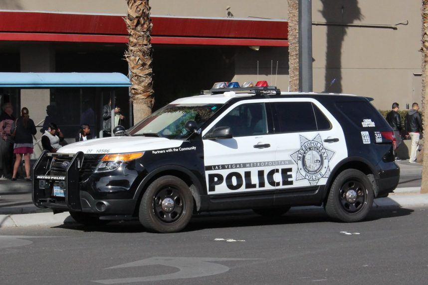 A LVMPD SUV