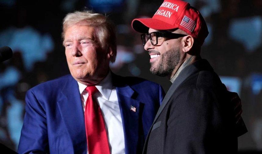 Donald Trump and Nicky Jam