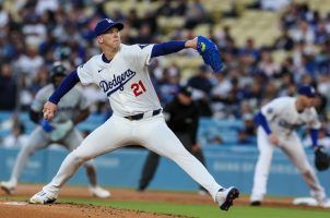 Walker Beuhler, LA Dodgers, Santa Anita Park, racetrack