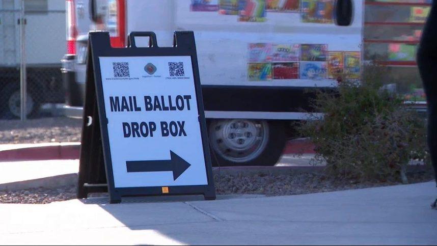 mail ballot sign