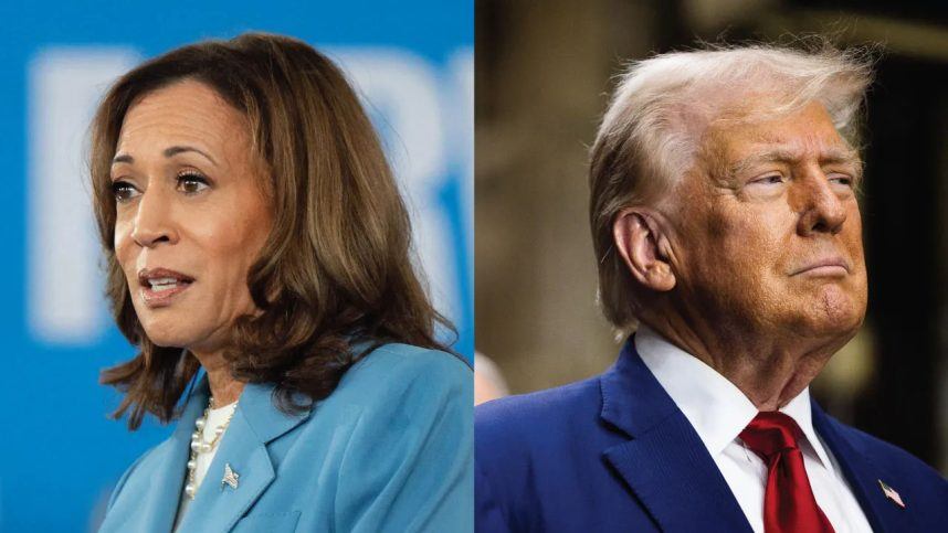 Kamala Harris and Donald Trump