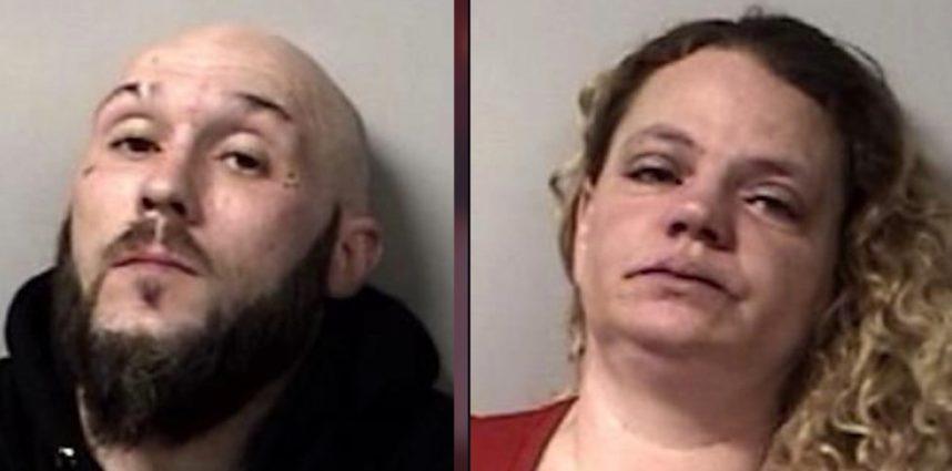 Michael Elmore, left, Lyndsey Jean Wilcox