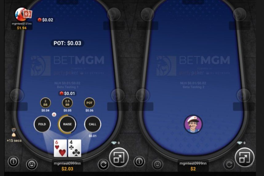 Michigan online poker BetMGM New Jersey