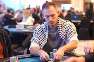 Justin Bonomo, WSOP, keffiyeh, Palestine, WSOP Paradise Super Main Event