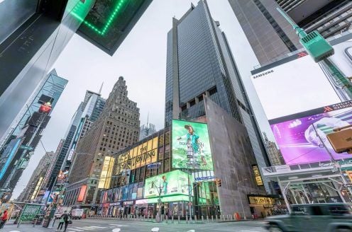 Times Square Caesars casino teachers union