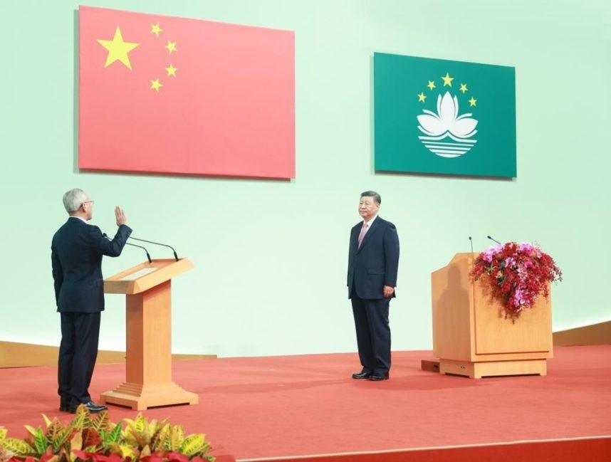 Xi Jinping, Sam Hou-fai, Macau