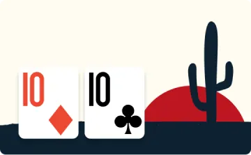 ein Paar beim Poker