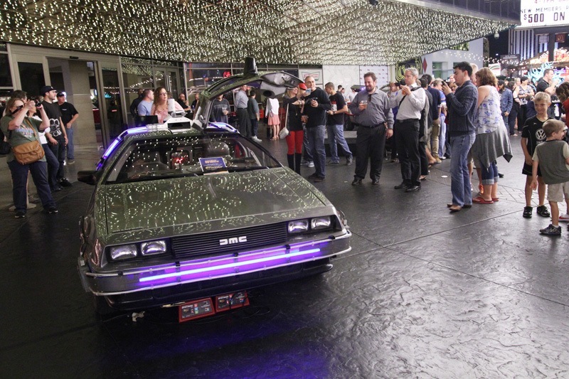 Plaza Las Vegas Throws a "Back to the Future" Day Bash