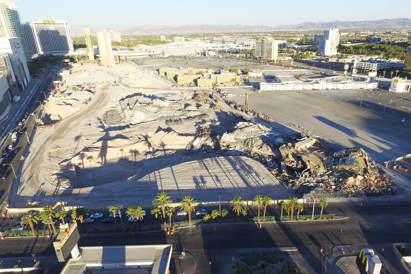 Video of implosion levels tower of Las Vegas' Riviera casino