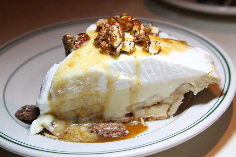 Joe's Seafood banana cream pie