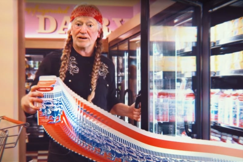 Willie Nelson Deepfake Ad for Omega Mart is Wonderfully Disturbing