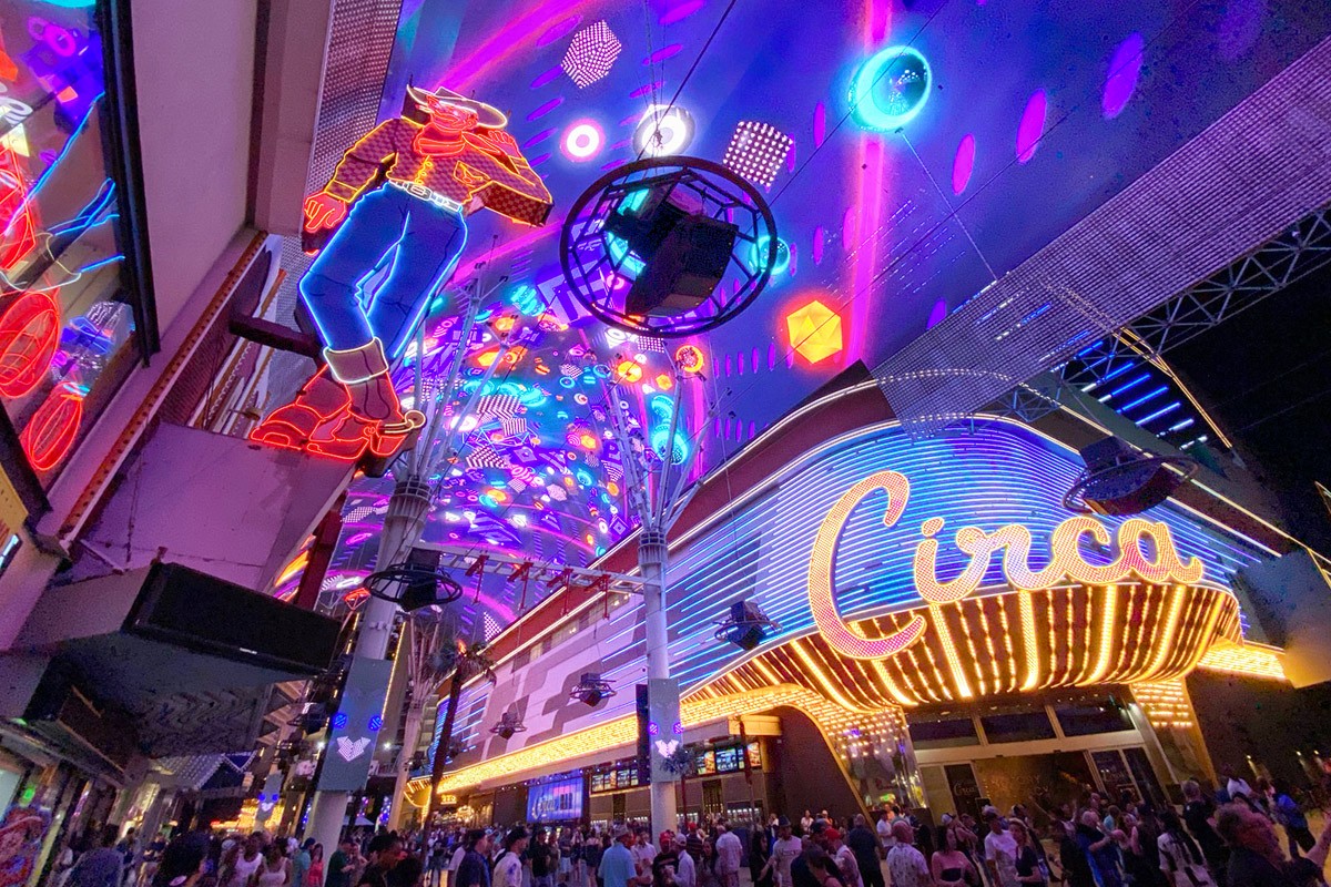 Fremont Street's Iconic Vegas Vic Gets Love at Last | Vital Vegas