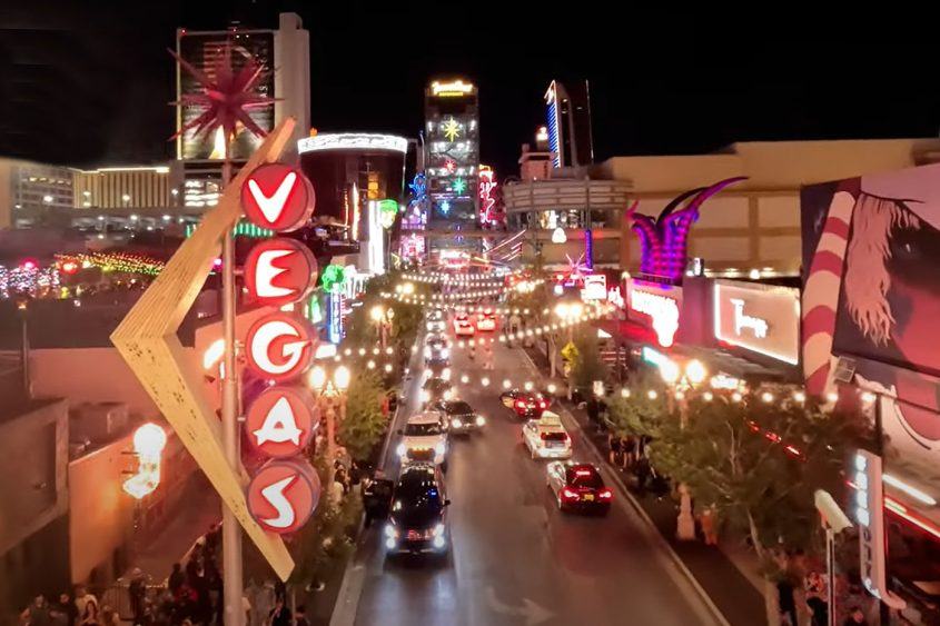 Impossible Drone Video Highlights Fremont East Locations